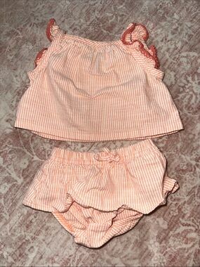Carters striped matching set